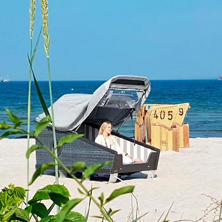 Luksustelt Schlafstrandkorb Sud Hohe Wellenbad *